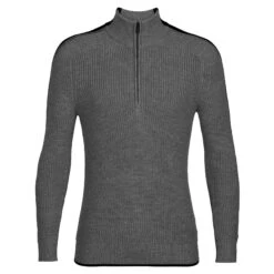 Icebreaker LODGE LS HALF ZIP SWEATER Herren - Wollpullover