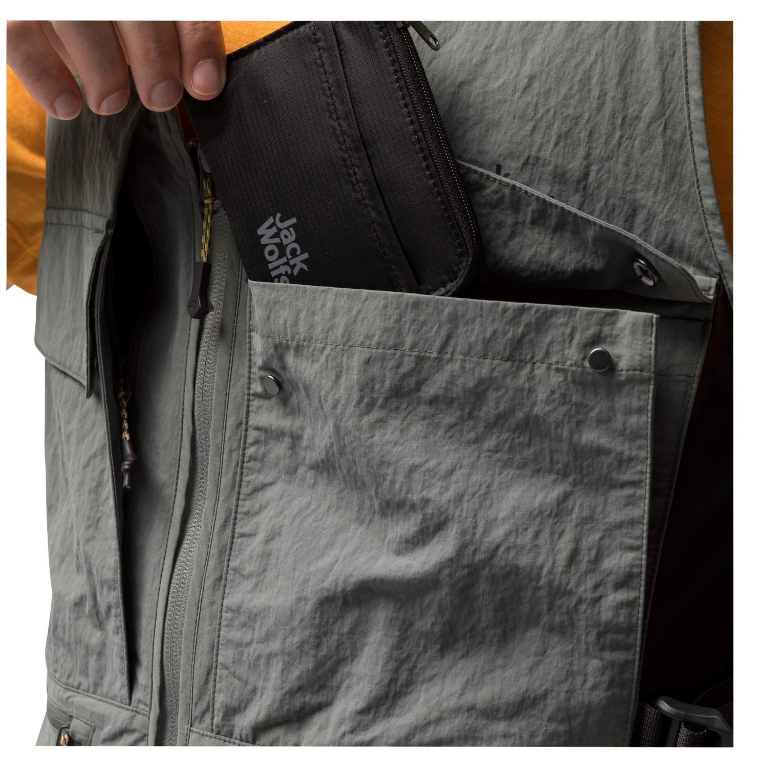 Jack Wolfskin DISKOVERA UTILITY VEST Unisex - Weste – Bild 7